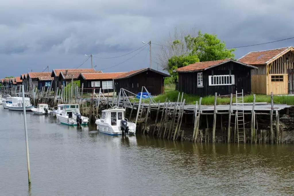 Jolie Petite Maison Climatisee Parking Prive Gujan-Mestras Buitenkant foto